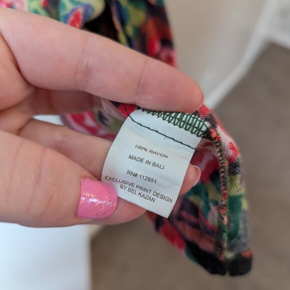 Anthropologie Bel Kazan Painterly Floral Kimono OS - Picture 8 of 11